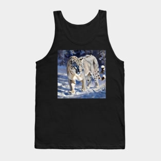 Snow Leopard Study Tank Top